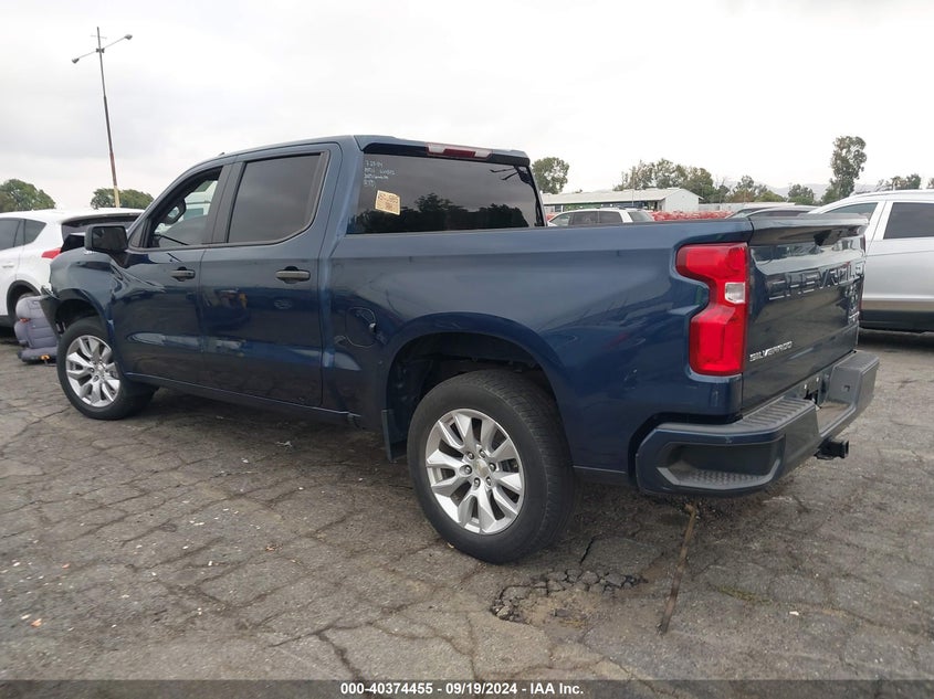 2021 CHEVROLET SILVERADO 1500 2WD  SHORT BED CUSTOM - 1GCPWBEK0MZ264372