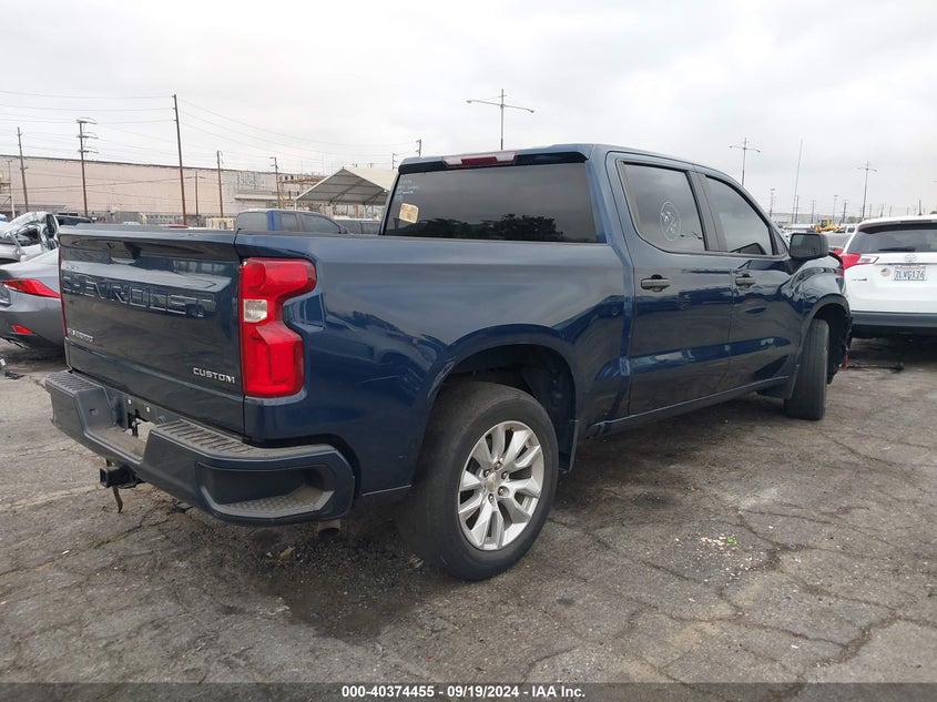 2021 CHEVROLET SILVERADO 1500 2WD  SHORT BED CUSTOM - 1GCPWBEK0MZ264372