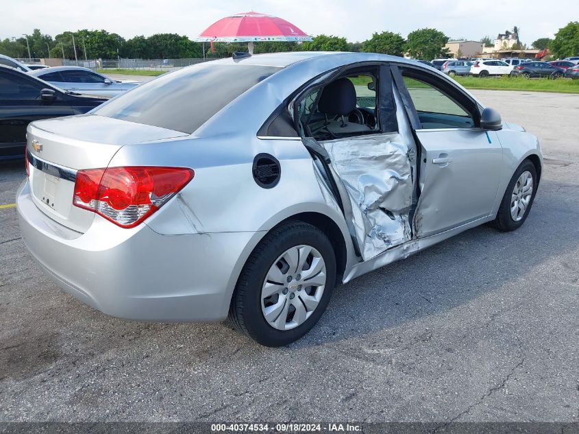 2012 Chevrolet Cruze Ls VIN: 1G1PC5SH3C7293547 Lot: 40374534