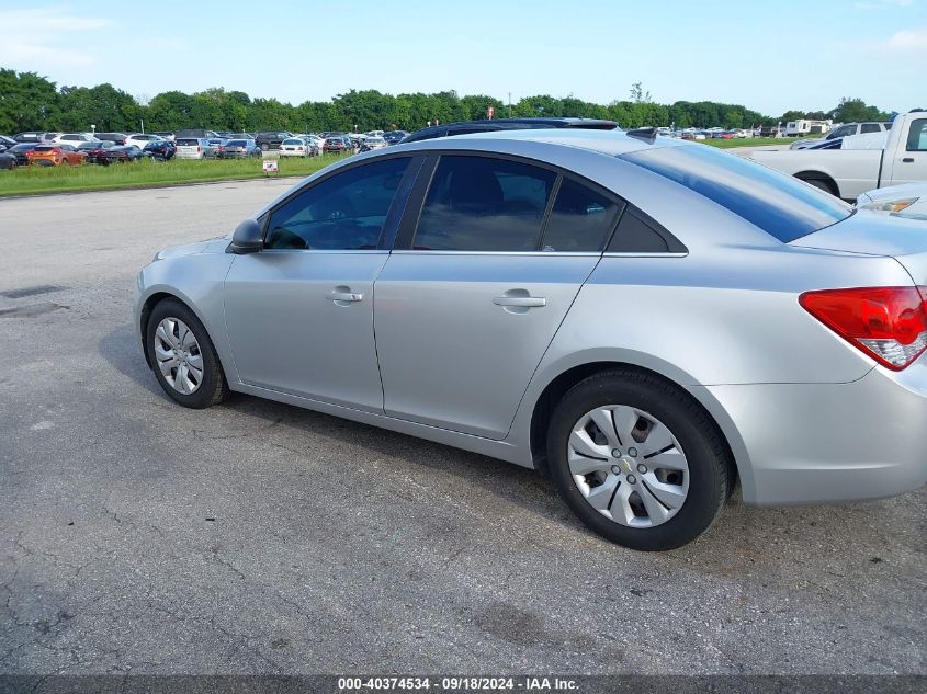 2012 Chevrolet Cruze Ls VIN: 1G1PC5SH3C7293547 Lot: 40374534