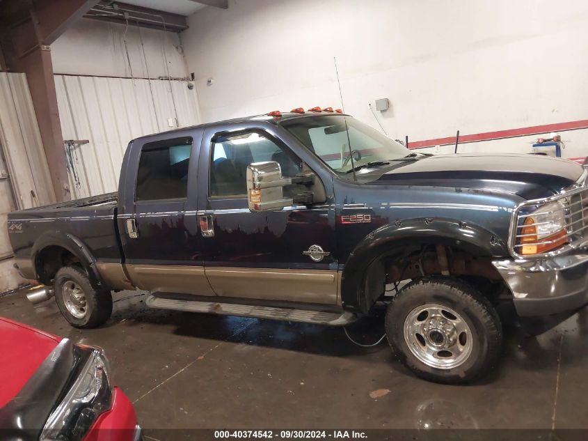 2001 Ford F-250 Lariat/Xl/Xlt VIN: 1FTNW21F71EC04768 Lot: 40374542