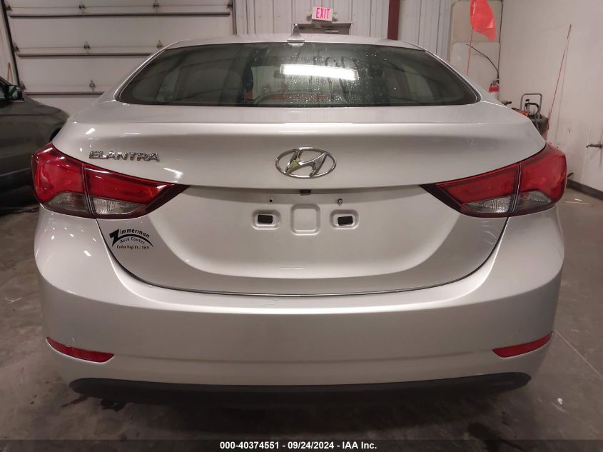 2015 Hyundai Elantra Se VIN: 5NPDH4AE4FH608465 Lot: 40374551