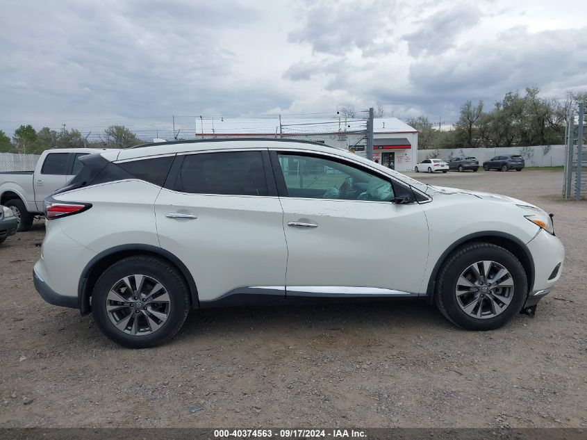 2017 Nissan Murano Sv VIN: 5N1AZ2MH9HN123909 Lot: 40374563