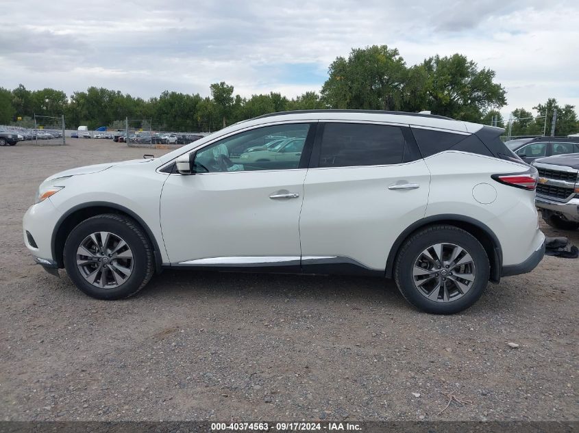 2017 Nissan Murano Sv VIN: 5N1AZ2MH9HN123909 Lot: 40374563