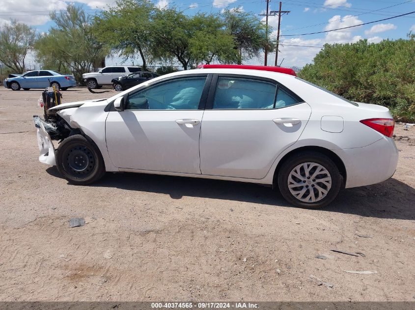 2017 Toyota Corolla Le VIN: 5YFBURHE2HP666389 Lot: 40374565