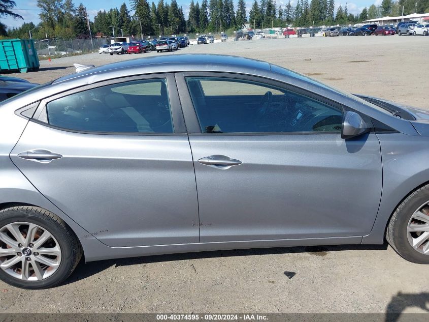 KMHDH4AE2EU149596 2014 Hyundai Elantra Se