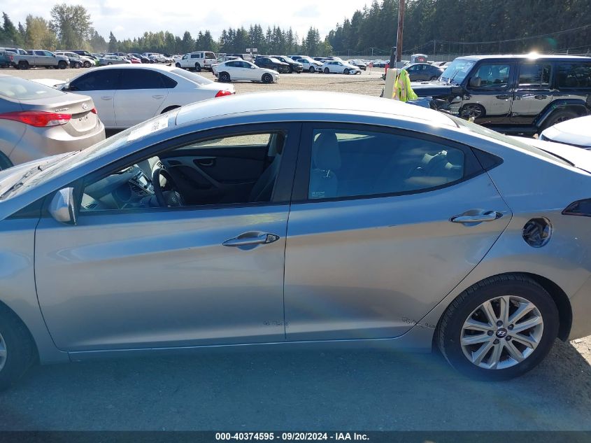 2014 Hyundai Elantra Se VIN: KMHDH4AE2EU149596 Lot: 40374595