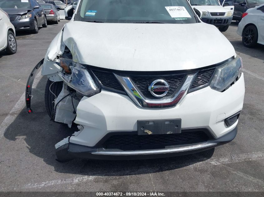 2016 Nissan Rogue S VIN: KNMAT2MTXGP613532 Lot: 40374672