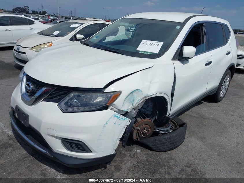 KNMAT2MTXGP613532 2016 NISSAN ROGUE - Image 2