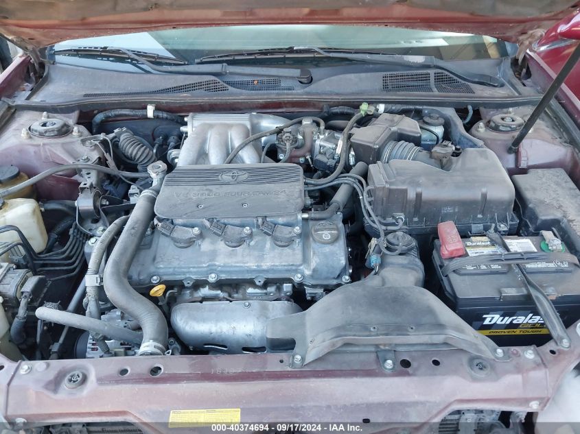 4T1BF32K22U022922 2002 Toyota Camry Le V6