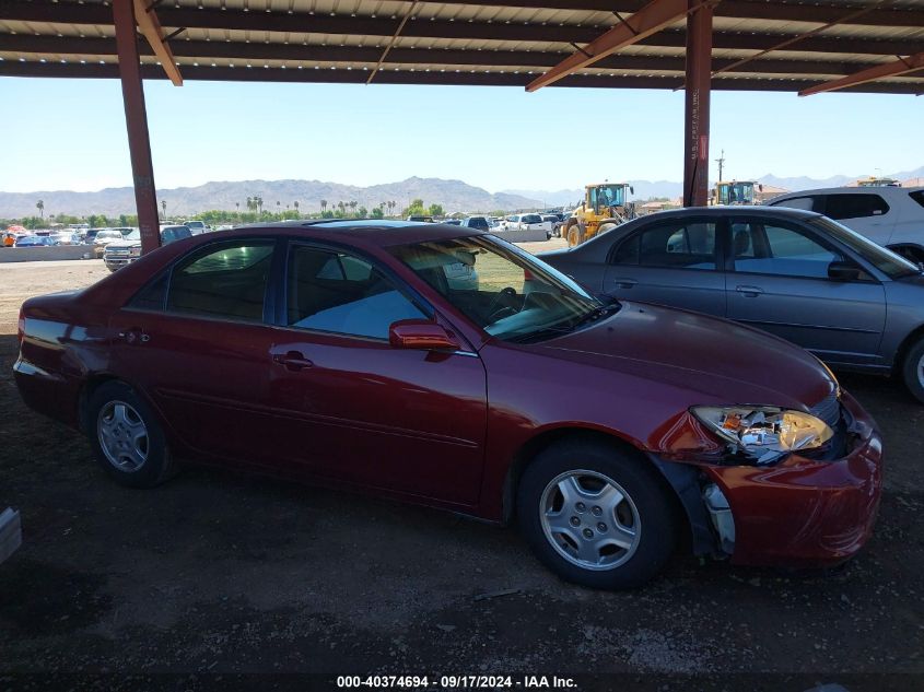 4T1BF32K22U022922 2002 Toyota Camry Le V6