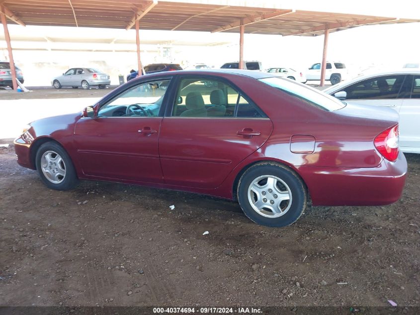 4T1BF32K22U022922 2002 Toyota Camry Le V6