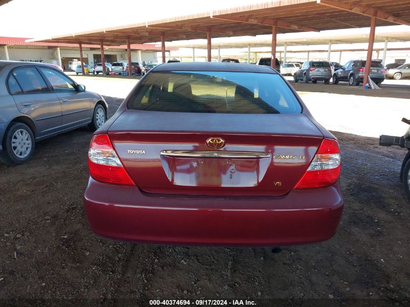 4T1BF32K22U022922 2002 Toyota Camry Le V6