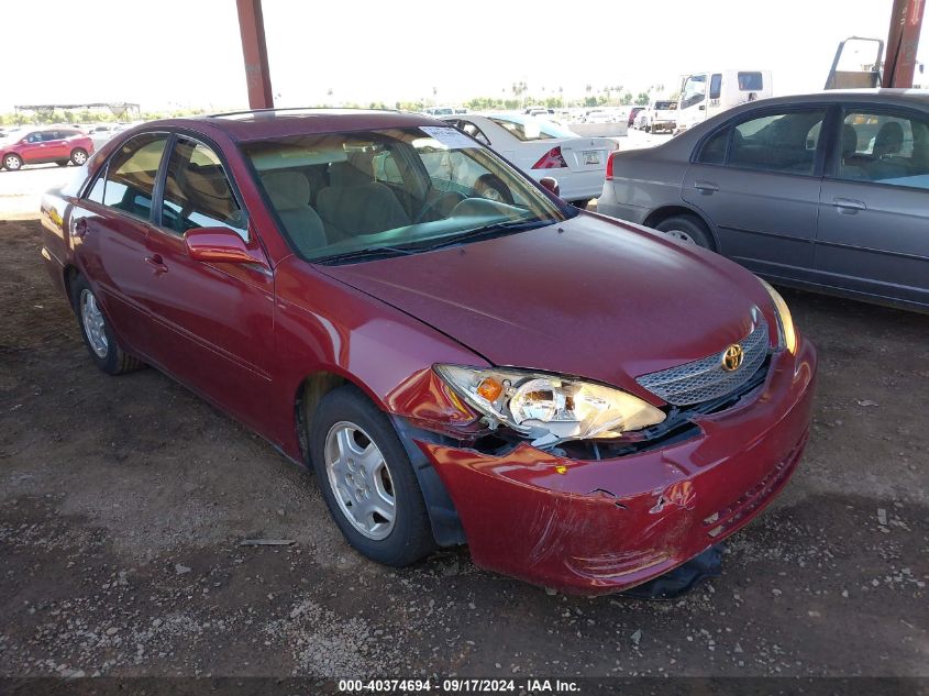 4T1BF32K22U022922 2002 Toyota Camry Le V6