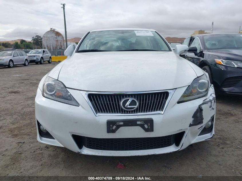 2012 Lexus Is 250 VIN: JTHBF5C22C5175910 Lot: 40374709