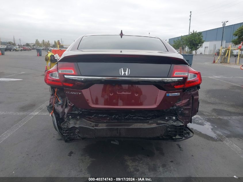 2018 Honda Clarity Plug-In Hybrid Touring VIN: JHMZC5F39JC001496 Lot: 40374743