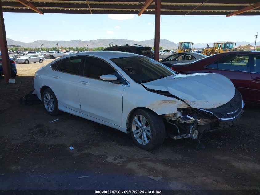 2015 Chrysler 200 Limited VIN: 1C3CCCAB5FN648228 Lot: 40374750