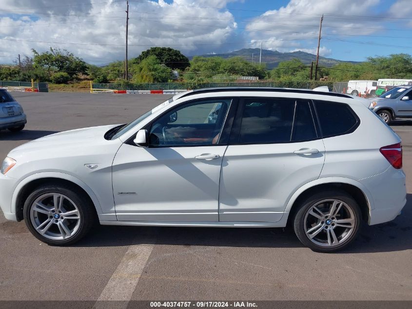 2013 BMW X3 XDRIVE35I - 5UXWX7C50DL976546