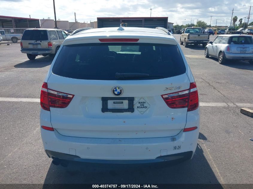 2013 BMW X3 XDRIVE35I - 5UXWX7C50DL976546