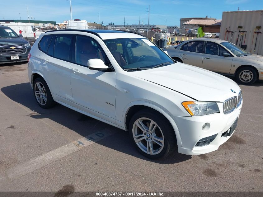 2013 BMW X3 XDRIVE35I - 5UXWX7C50DL976546