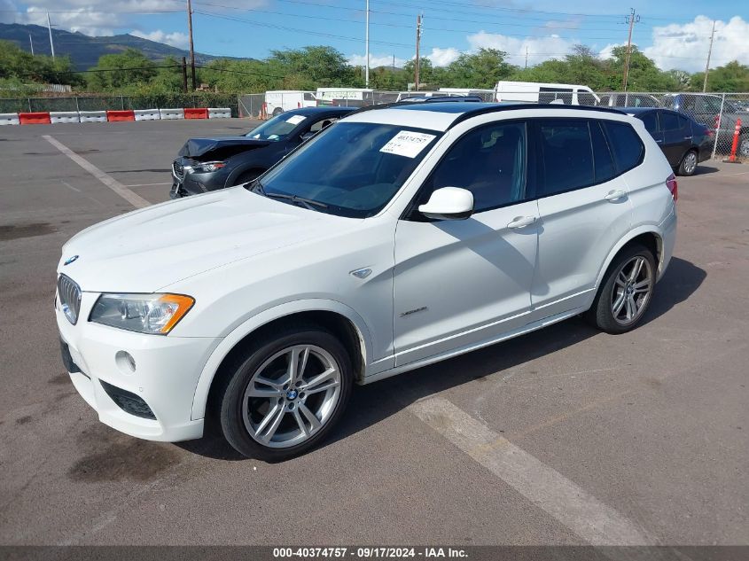 2013 BMW X3 XDRIVE35I - 5UXWX7C50DL976546