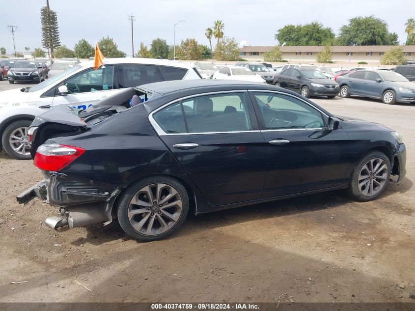 2015 Honda Accord Sport VIN: 1HGCR2F54FA110541 Lot: 40374759