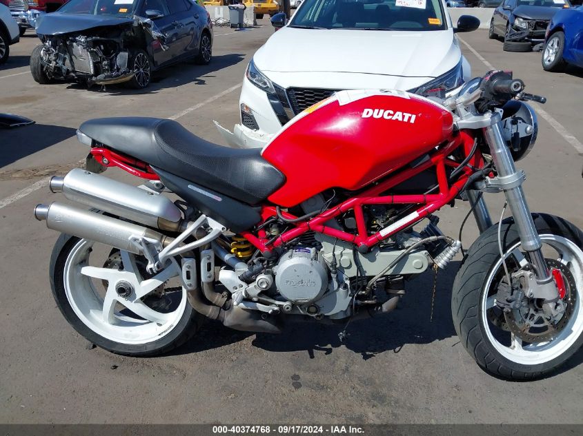 2005 Ducati Monster S2R VIN: ZDM1RAAN55B068756 Lot: 40374768