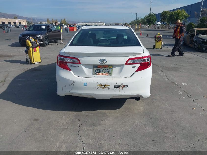 2012 Toyota Camry Se VIN: 4T1BF1FK8CU146886 Lot: 40374778