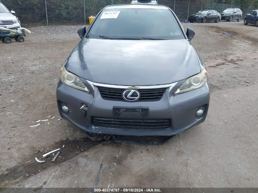 2012 Lexus Ct 200H Premium VIN: JTHKD5BH1C2103836 Lot: 40374787