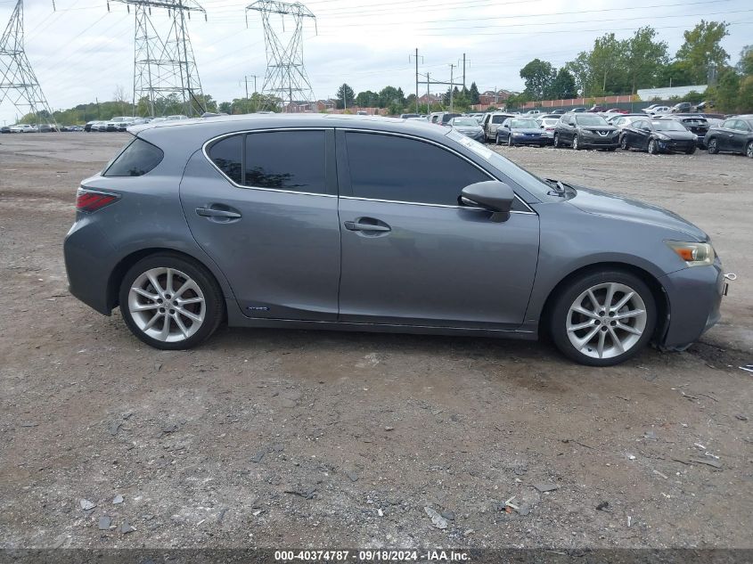 2012 Lexus Ct 200H Premium VIN: JTHKD5BH1C2103836 Lot: 40374787