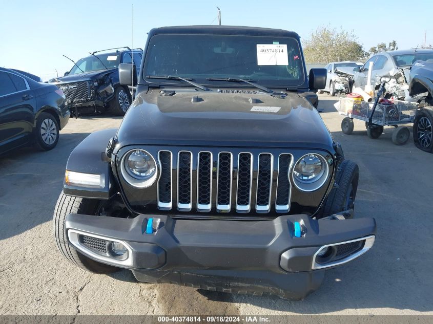 2023 Jeep Wrangler 4Xe Sahara 4X4 VIN: 1C4JJXP6XPW651325 Lot: 40374814