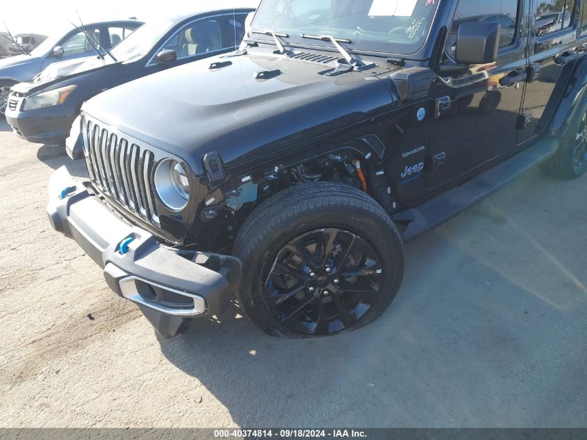 2023 Jeep Wrangler 4Xe Sahara 4X4 VIN: 1C4JJXP6XPW651325 Lot: 40374814