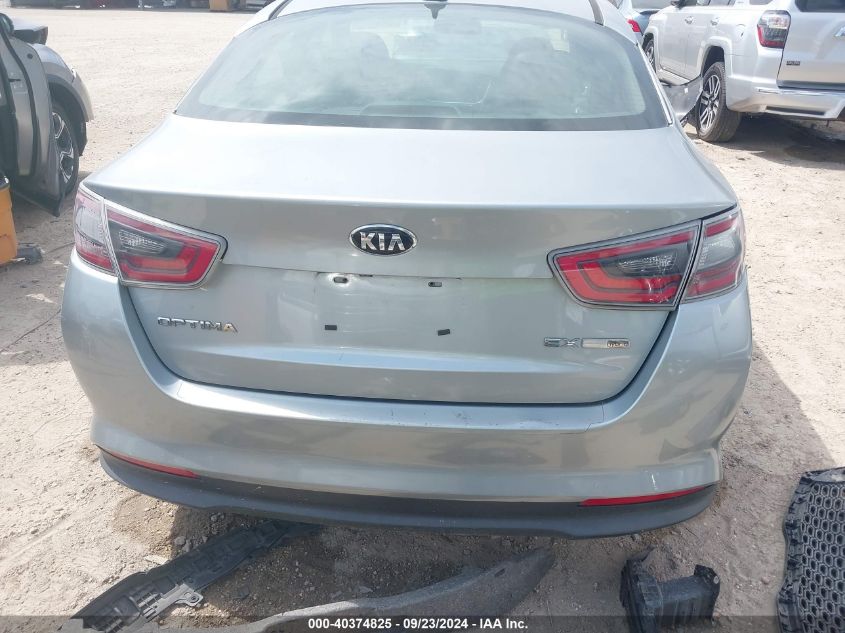 2014 Kia Optima Hybrid Ex VIN: KNAGN4AD6E5067668 Lot: 40374825