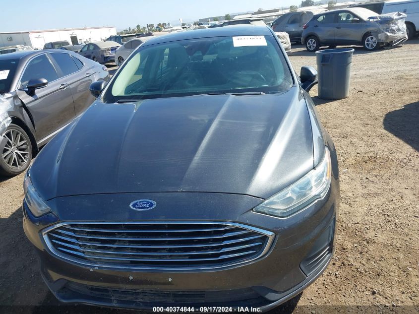 2019 Ford Fusion Hybrid Se VIN: 3FA6P0LU0KR120040 Lot: 40374844