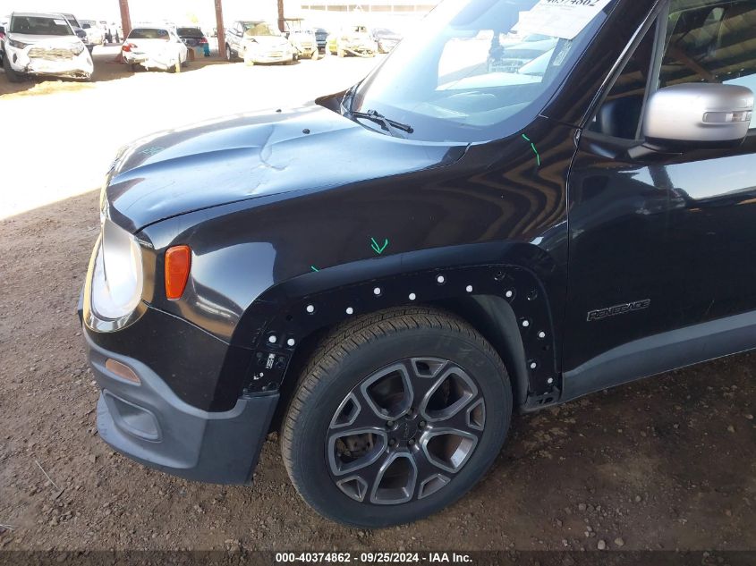 2016 Jeep Renegade Limited VIN: ZACCJADT9GPC91445 Lot: 40374862