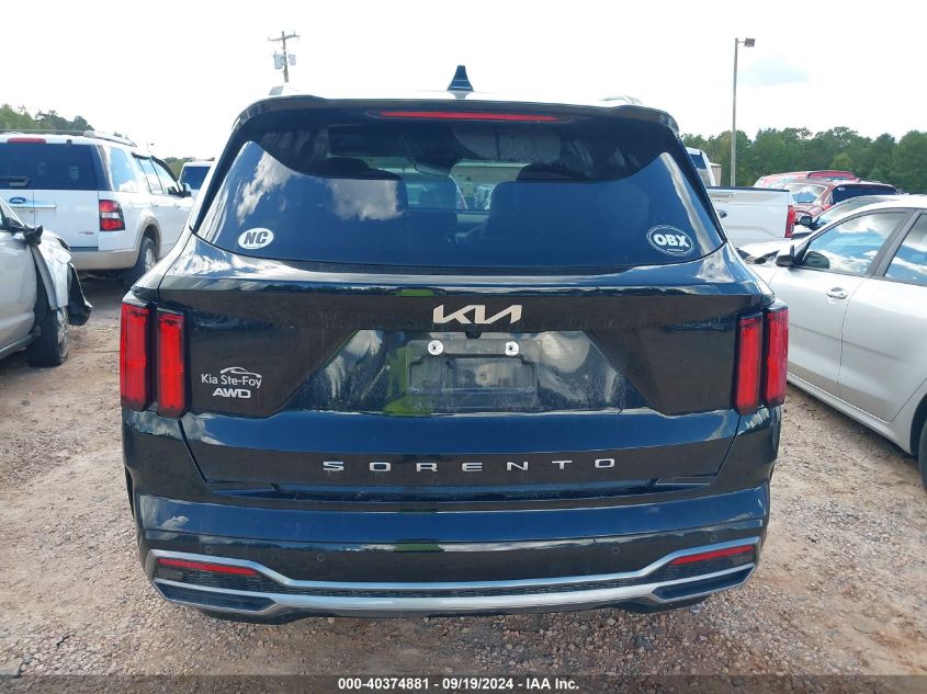 2022 Kia Sorento Sx/X-Line Sx Prestige VIN: 5XYRKDLF6NG107595 Lot: 40374881