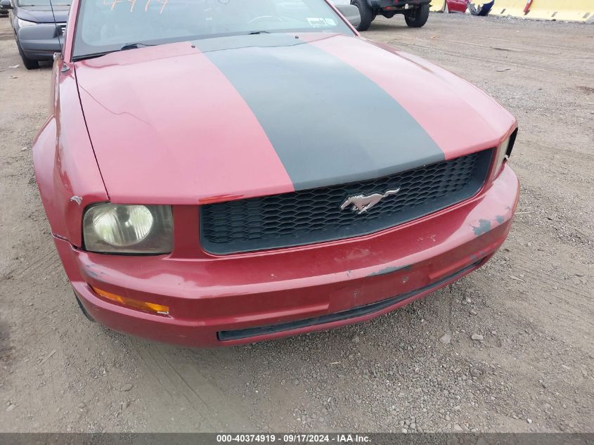 2005 Ford Mustang V6 Deluxe/V6 Premium VIN: 1ZVFT80N255151604 Lot: 40374919