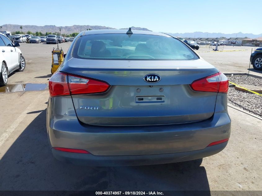 2016 Kia Forte Lx VIN: KNAFX4A61G5597654 Lot: 40374957