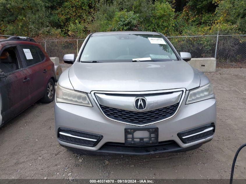 2014 Acura Mdx Technology Package VIN: 5FRYD4H41EB037359 Lot: 40374970