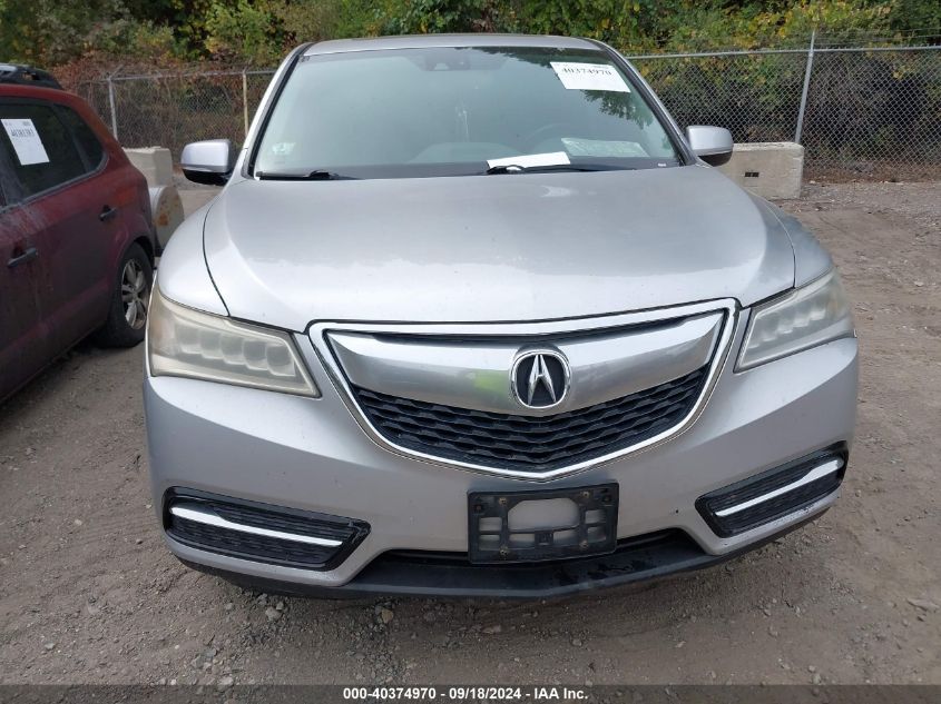 2014 Acura Mdx Technology Package VIN: 5FRYD4H41EB037359 Lot: 40374970