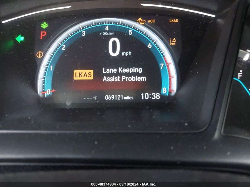 19XFC2F60KE210231 2019 Honda Civic Lx