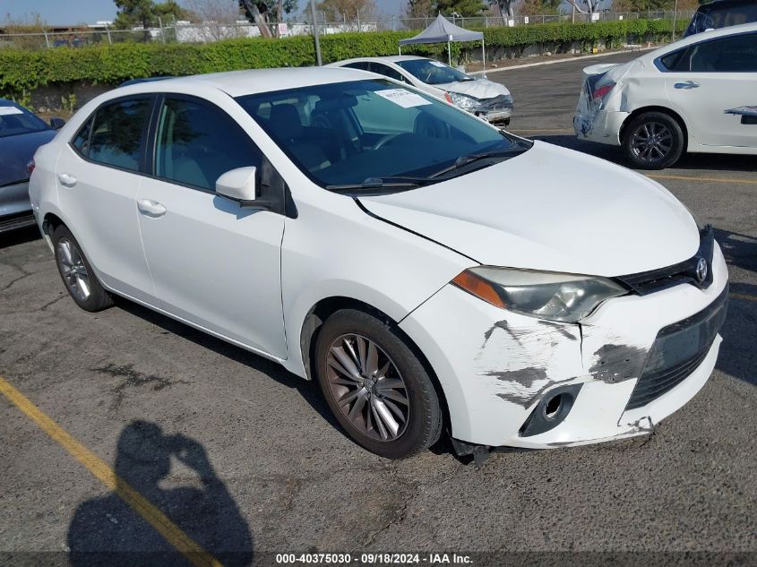 2014 TOYOTA COROLLA LE PLUS - 5YFBURHE6EP114924