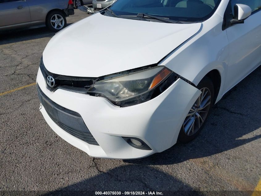 2014 Toyota Corolla Le Plus VIN: 5YFBURHE6EP114924 Lot: 40375030