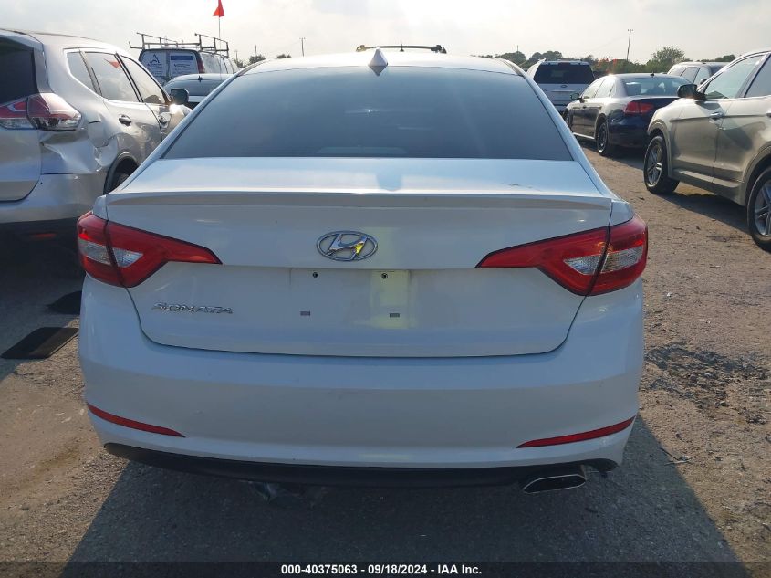 5NPE24AF0HH491744 2017 Hyundai Sonata