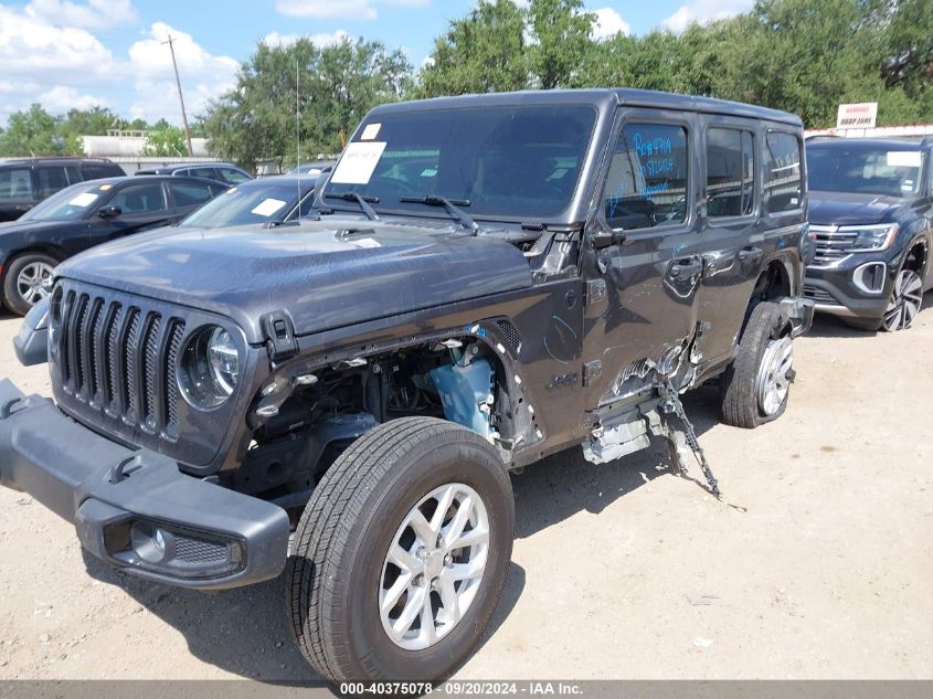 2020 Jeep Wrangler Unlimited Sahara Altitude 4X4 VIN: 1C4HJXEM3LW336943 Lot: 40375078