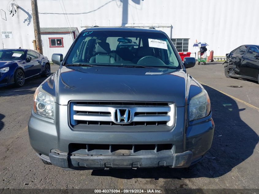 2008 Honda Pilot Vp VIN: 5FNYF28238B005063 Lot: 40375094