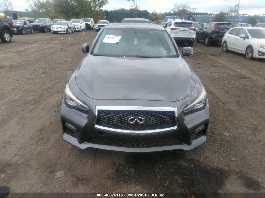 2014 Infiniti Q50 Premium/Sport VIN: JN1BV7AR1EM705098 Lot: 40375116