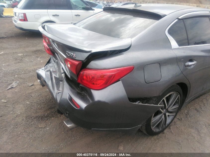 2014 Infiniti Q50 Premium/Sport VIN: JN1BV7AR1EM705098 Lot: 40375116