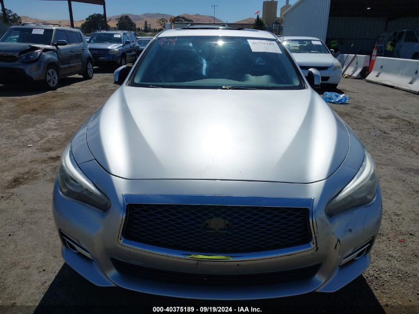 2014 Infiniti Q50 Premium VIN: JN1BV7AP2EM685118 Lot: 40375189