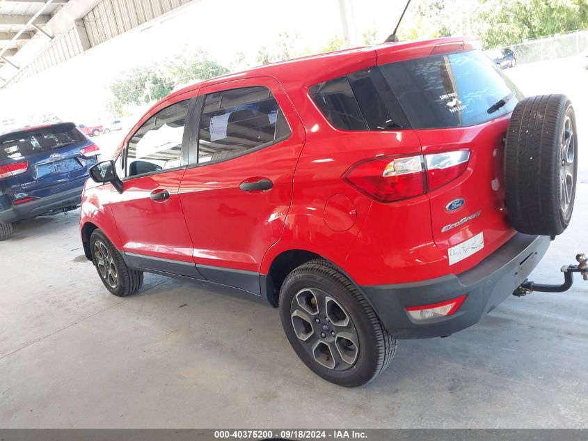 MAJ6P1SLXJC217435 2018 Ford Ecosport S